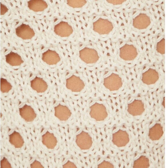 Dynamite Crochet Set Tank + Pants Bundle  Beige Cream Size Small - Picture 2 of 9